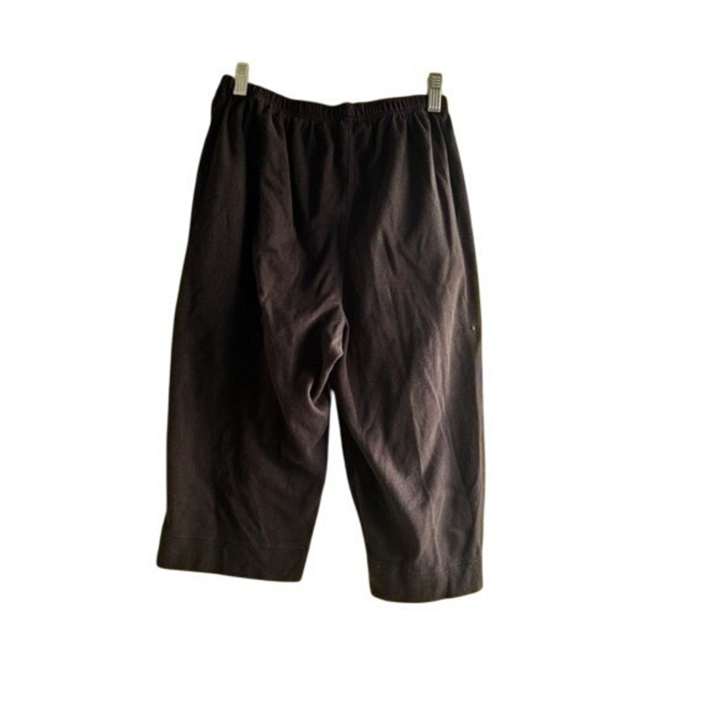 Blair Women's Petite Black Cropped Pants Elastic Waist Pockets‎ Casual Comfort - Picture 4 of 7